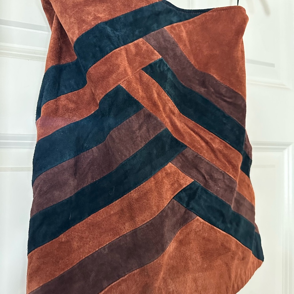 BlankNYC Suede Patchwork Mini Skirt - image 2